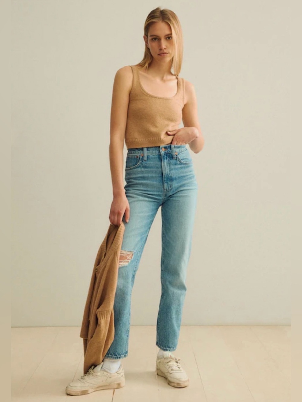 Madewell The Perfect Vintage Straight Jean in Reinhart Wash